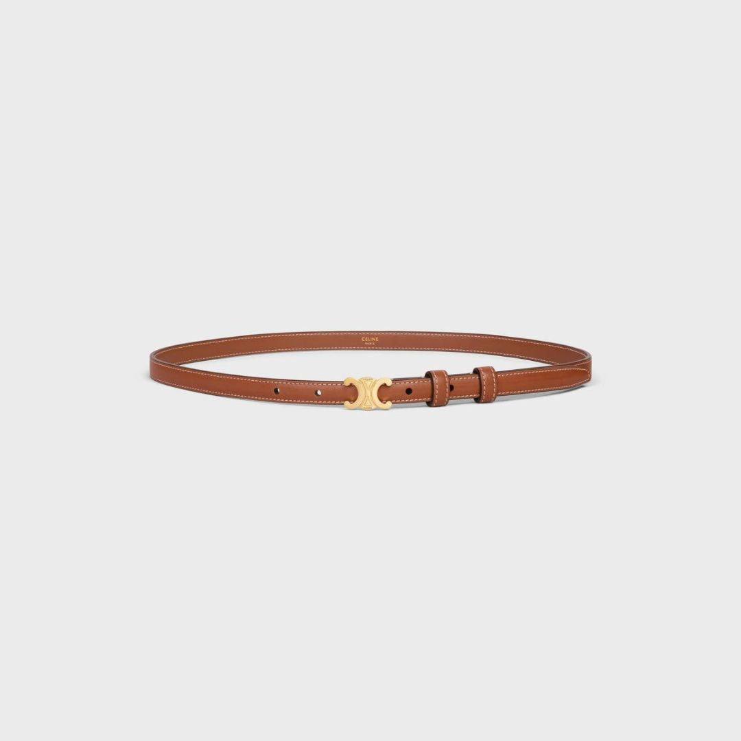 Teen Triomphe Belt in Natural Calfskin