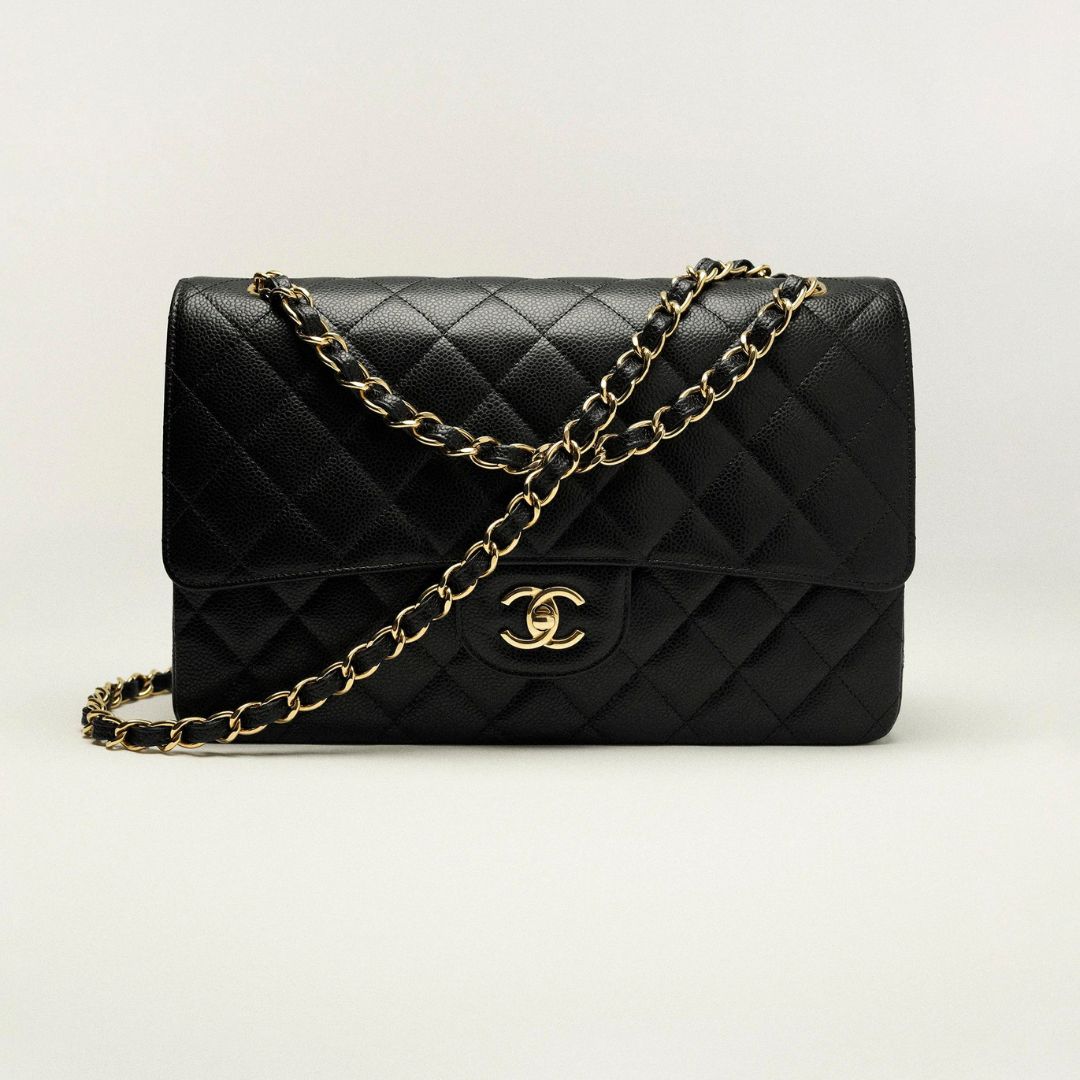 Jumbo Classic Handbag Caviar