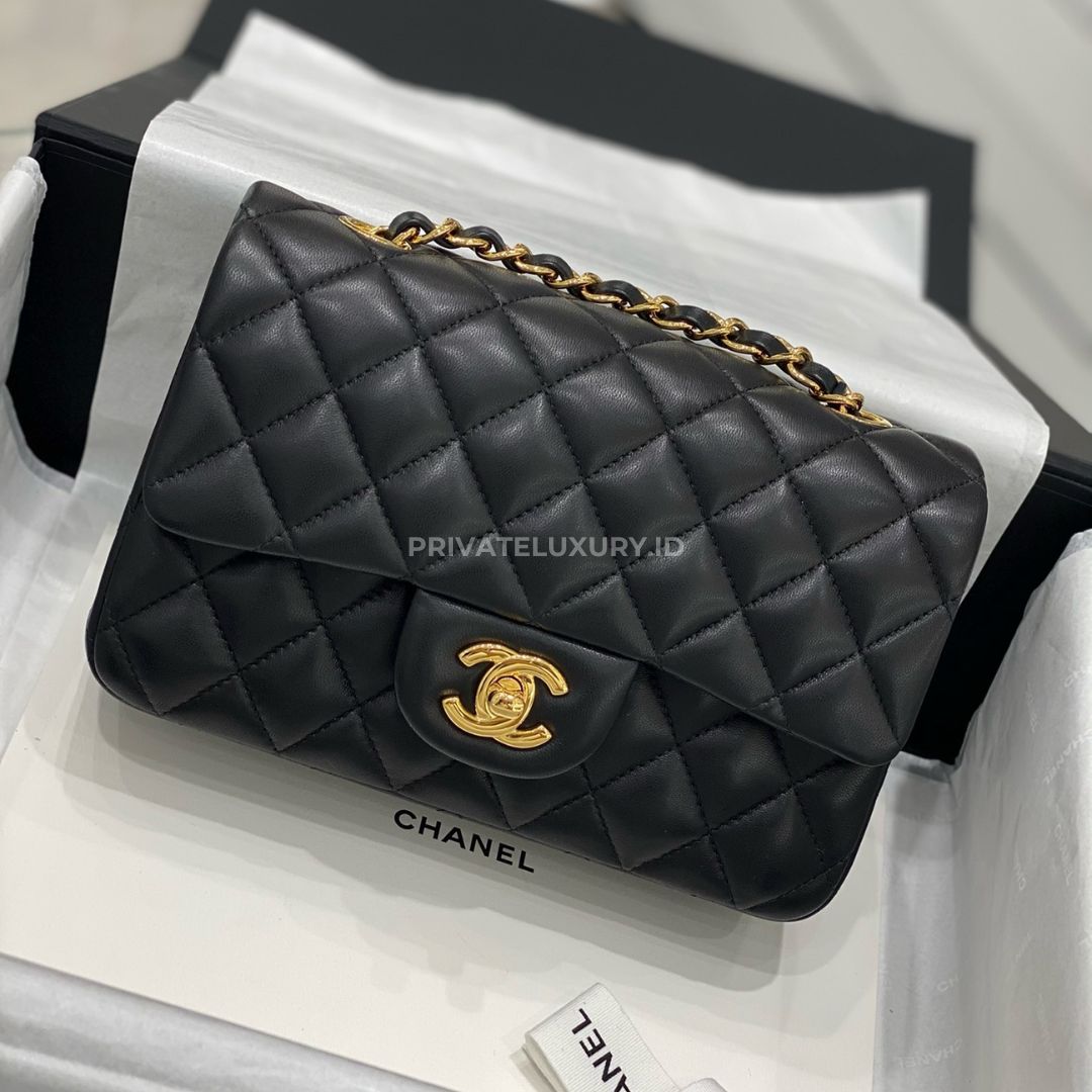 Mini Rectangle Classic Handbag Lambskin