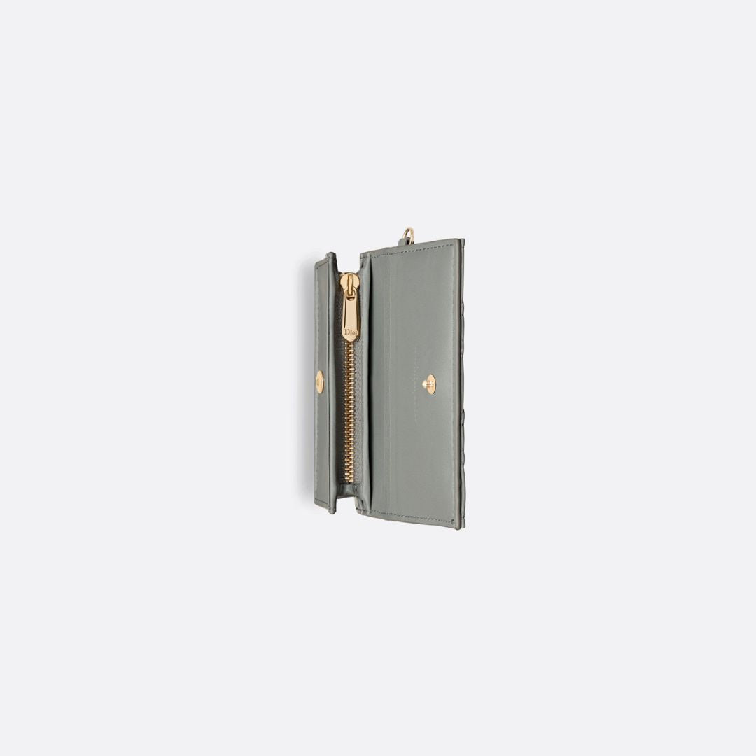 Mini Lady Dior Gardenia Wallet