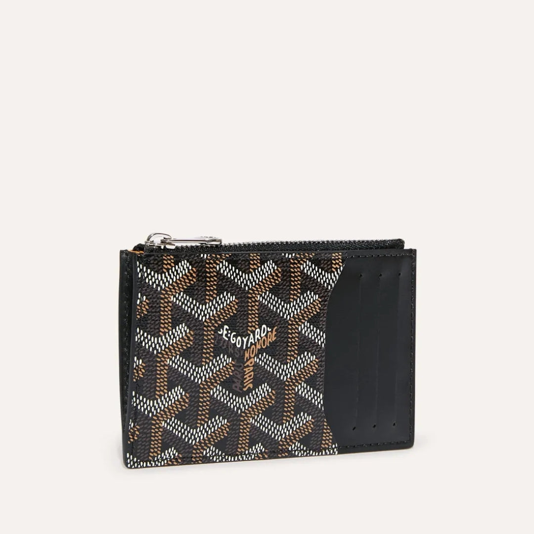 Bourbon Zipped Card Holder