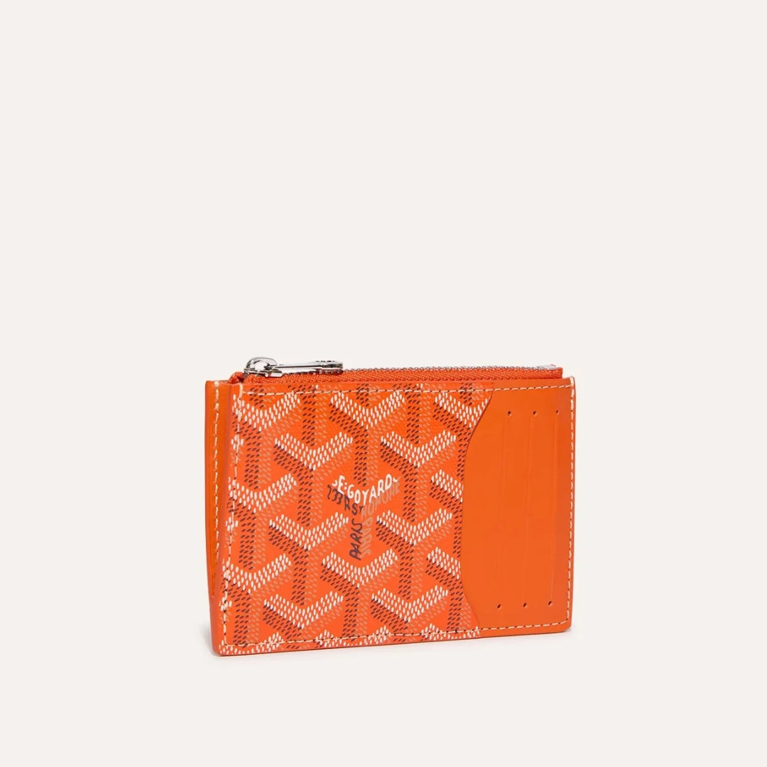 Bourbon Zipped Card Holder