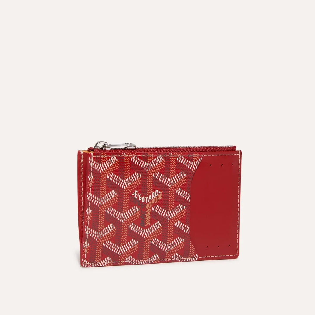 Bourbon Zipped Card Holder