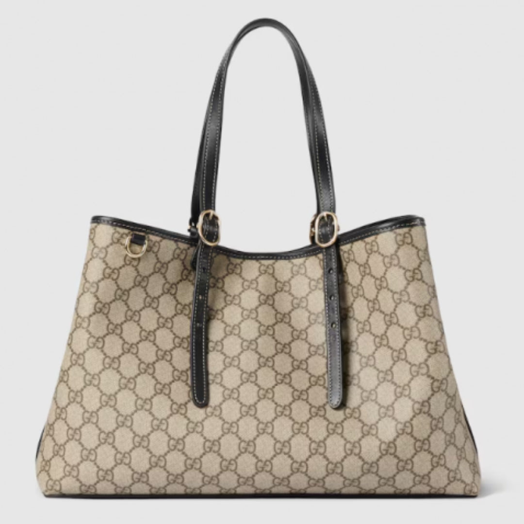 GG Emblem Medium Tote Bag