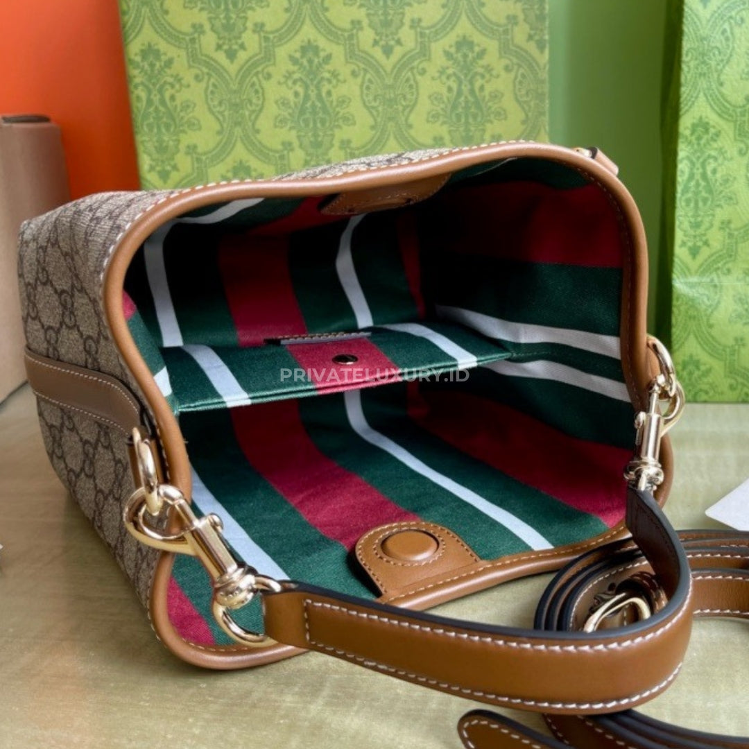 GG Emblem Small Bucket Bag