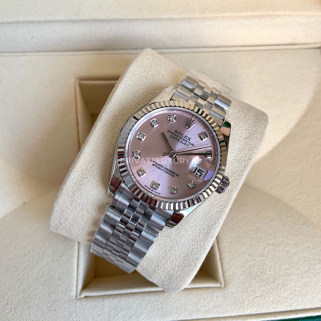 Datejust 31 - 278274G Pink Diamonds Jubilee Steel