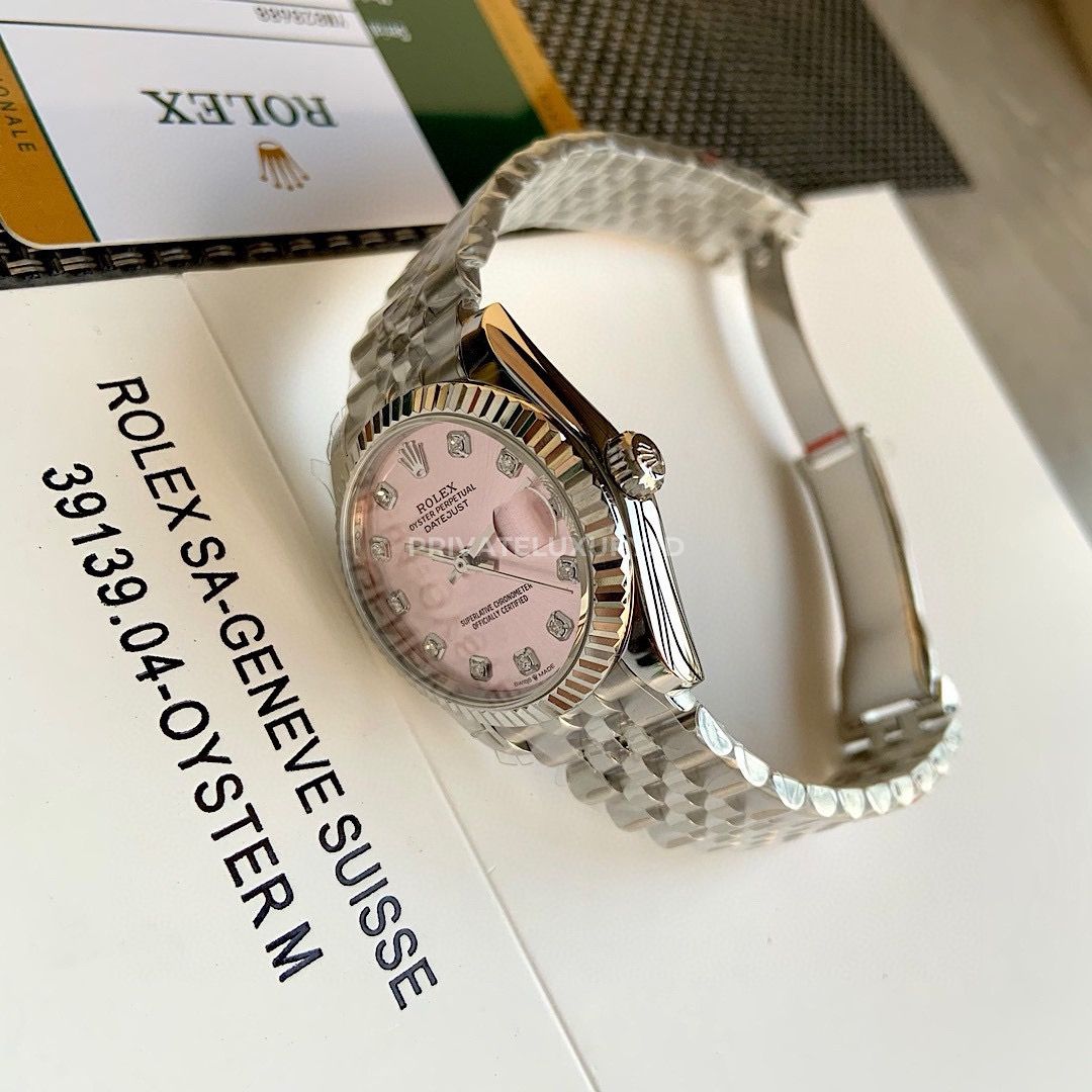 Datejust 31 - 278274G Pink Diamonds Jubilee Steel