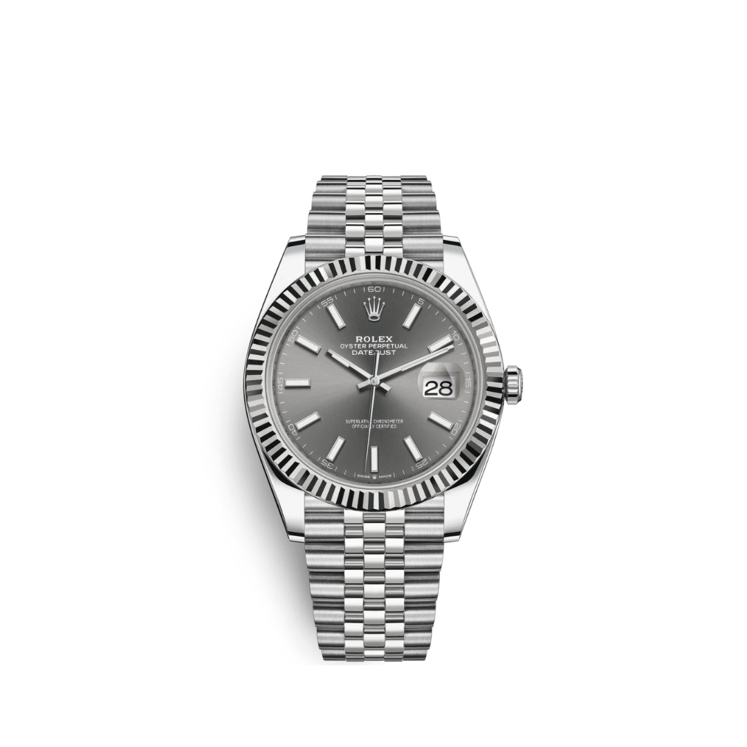 Datejust 41 - 126334 Grey Index Jubilee Steel