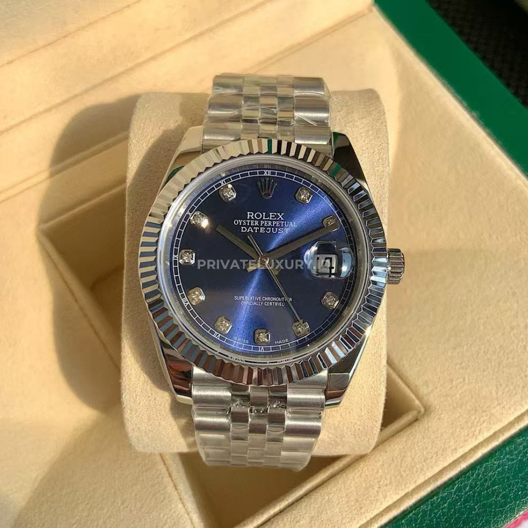 Datejust 41 - 126334G Blue Diamonds Jubilee Steel