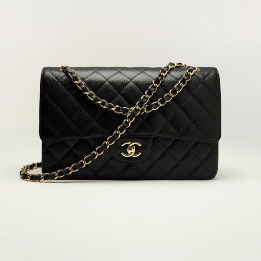 Jumbo Classic Handbag Caviar