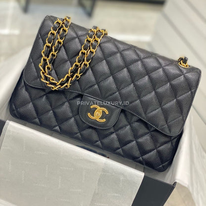 Jumbo Classic Handbag Caviar