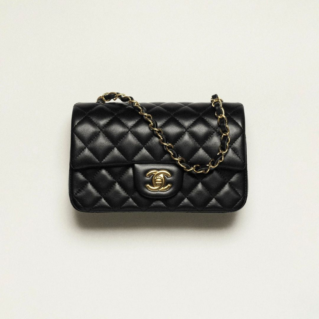 Mini Rectangle Classic Handbag Lambskin