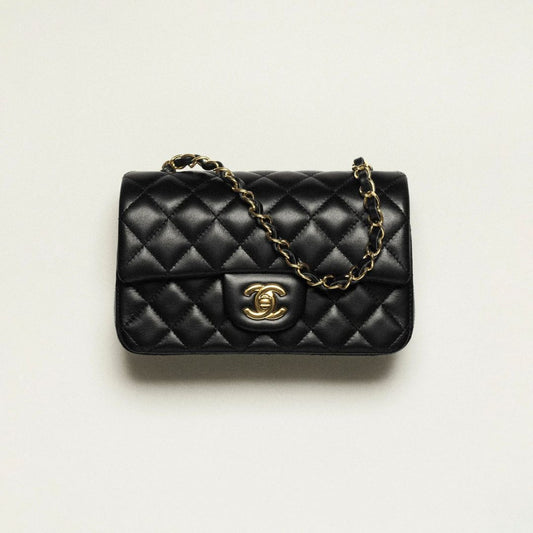 Mini Rectangle Classic Handbag Lambskin
