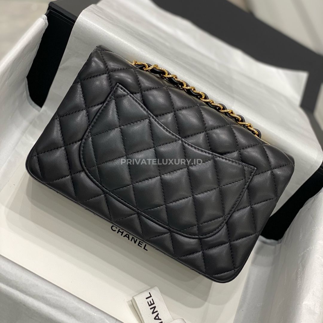 Mini Rectangle Classic Handbag Lambskin