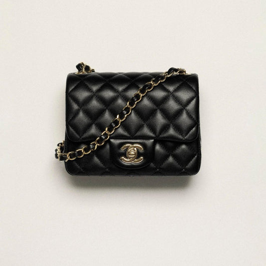 Mini Square Classic Handbag Lambskin