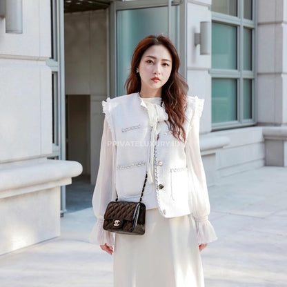 Mini Square Classic Handbag Lambskin