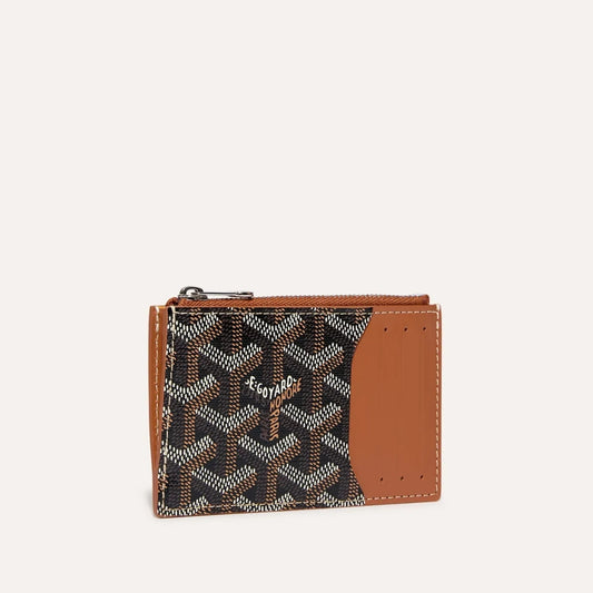Bourbon Zipped Card Holder