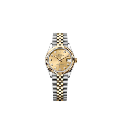 Datejust 31 - 278273G Champagne Diamonds Jubilee Steel-YG