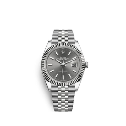 Datejust 41 - 126334 Grey Index Jubilee Steel