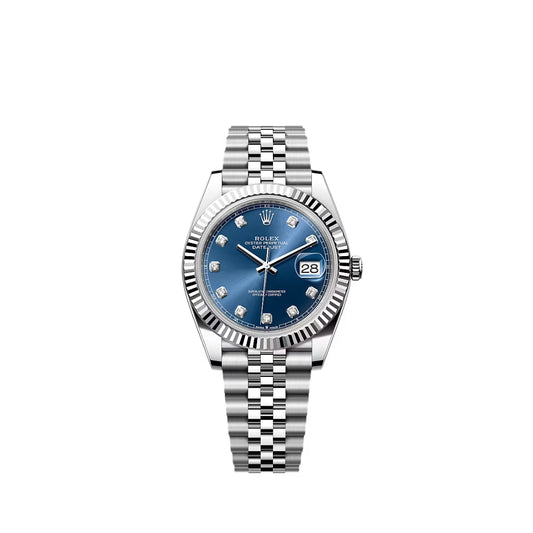 Datejust 41 - 126334G Blue Diamonds Jubilee Steel