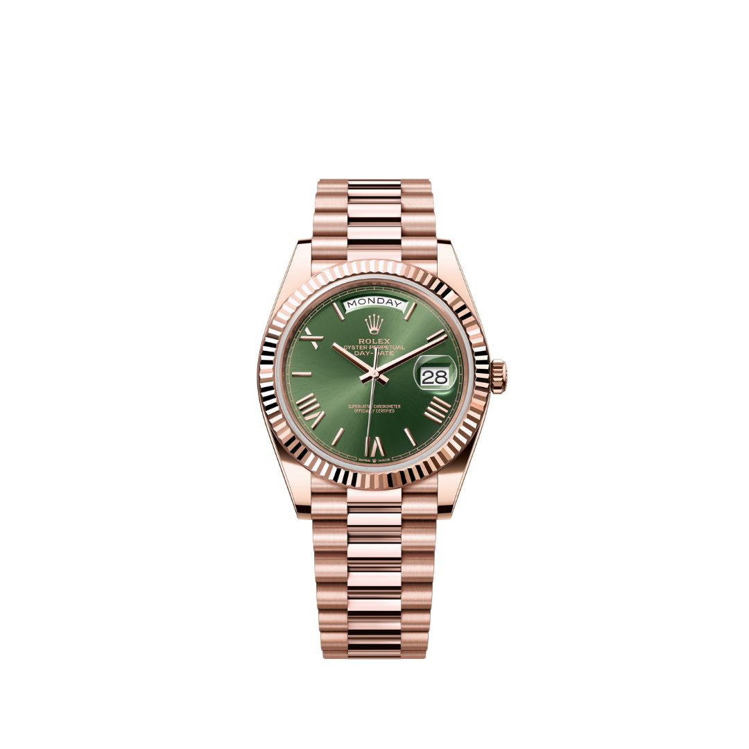 Daydate 40 - 228235 President Green Roman-RG