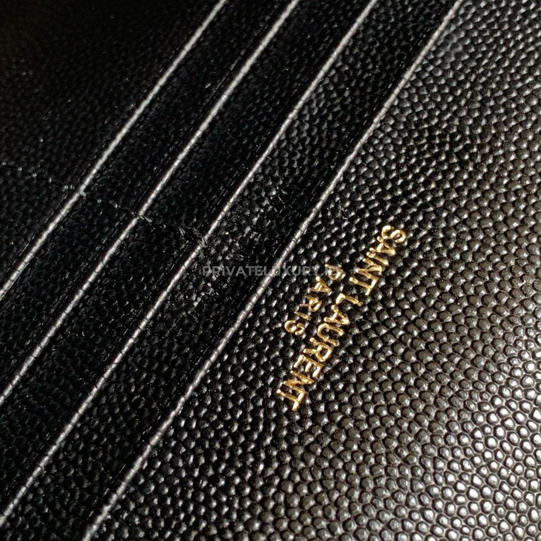 Cassandre Envelope Chain Wallet in Grain De Poudre Leather