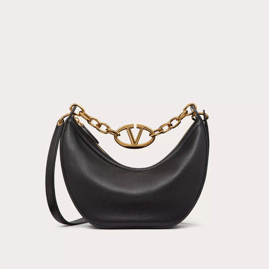 Small Vlogo Moon Hobo Bag