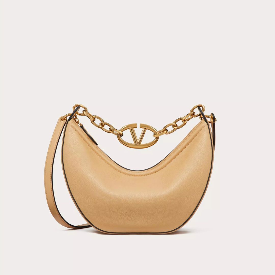 Small Vlogo Moon Hobo Bag