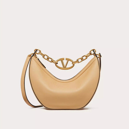 Small Vlogo Moon Hobo Bag