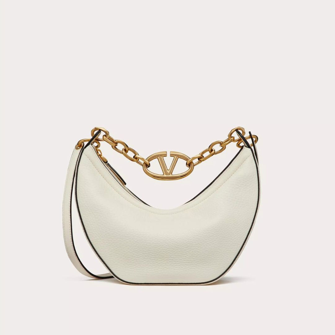 Small Vlogo Moon Hobo Bag