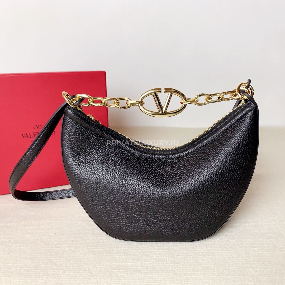 Small Vlogo Moon Hobo Bag